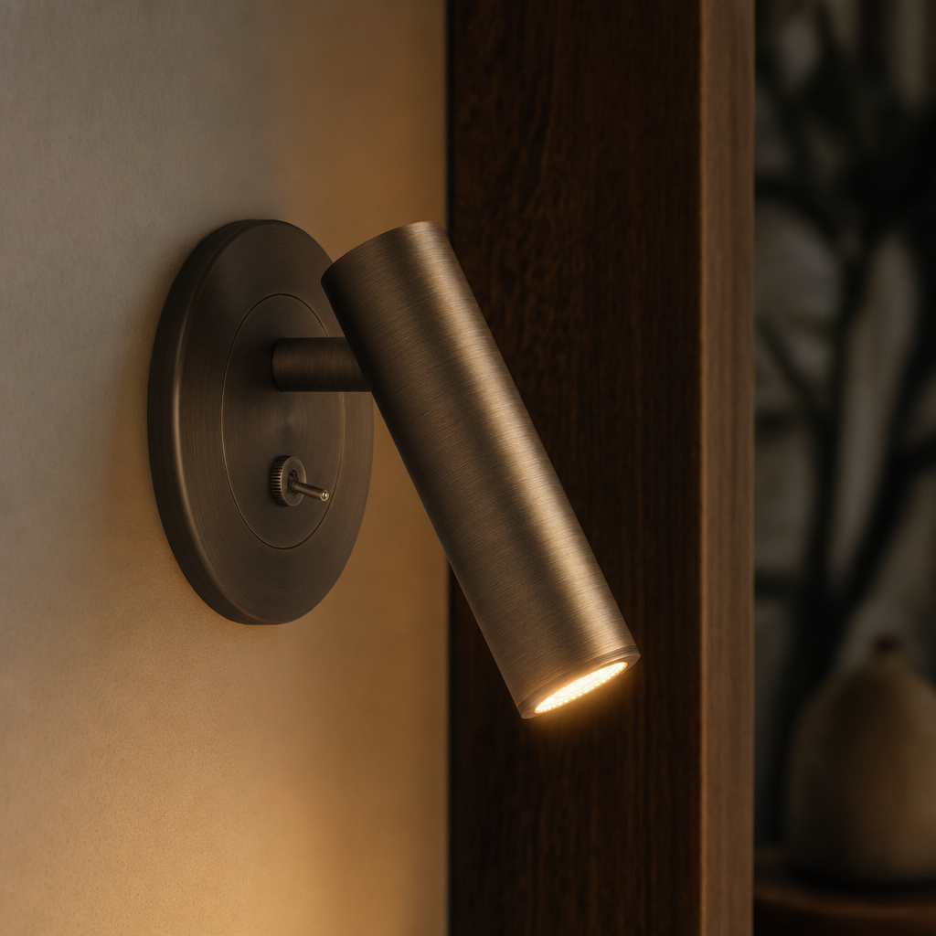 Lunex Adjustable LED Wall Light | Modern Design | Warm White | Home & Bedroom Decor | Metal Finish