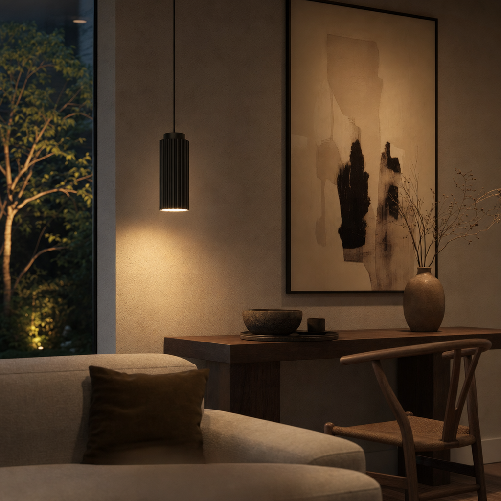 BorealLight Nordic LED Hanging Lamp | Scandinavian Design | Metal Glass Fixture for Modern Home