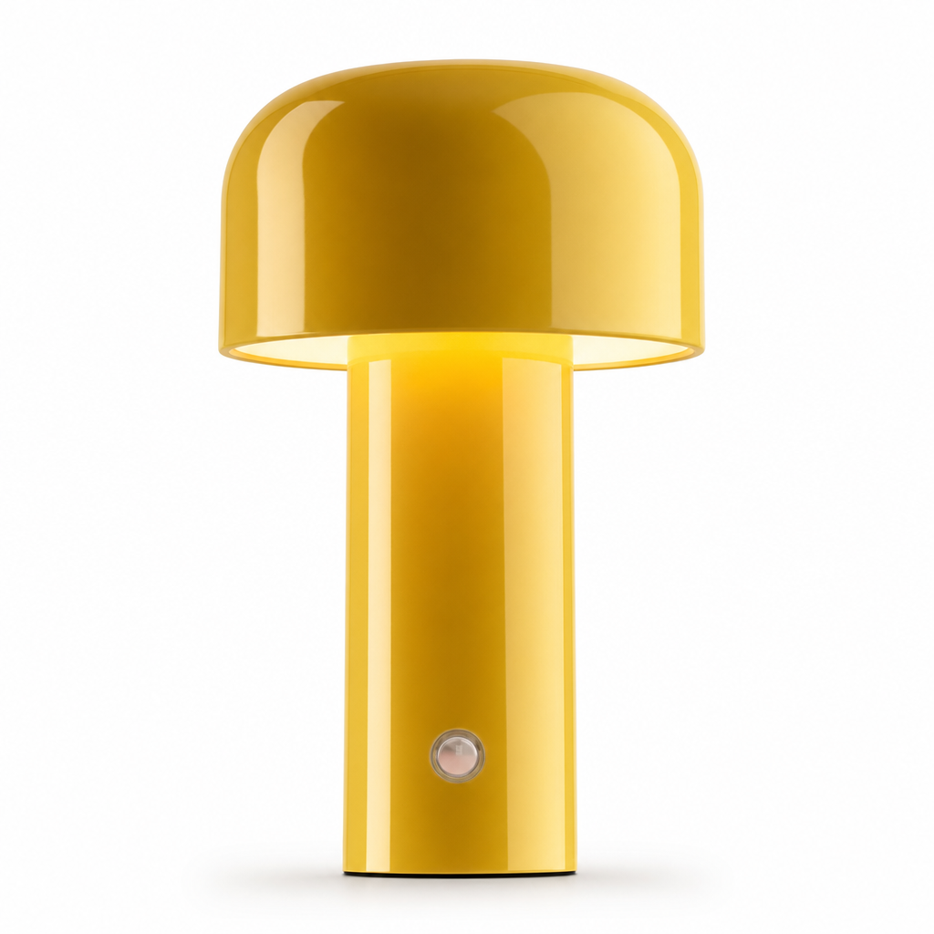Portable Retro LED Table Lamp | Wireless Touch Control | USB Rechargeable | Home Decor Lighting