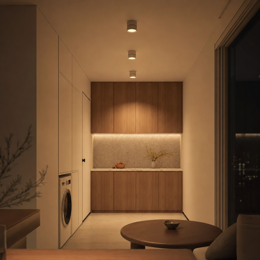 Modern LED Wall Light | Adjustable Head | Round Minimalist Design | For Living Room Bedroom Hallway | Integrated LED Source