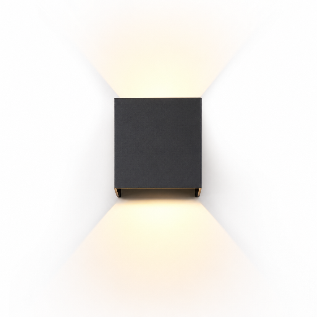 RadiantLux LED Wall Lamp | Adjustable Modern Black Design | Warm White Light | Ideal for Living Room Bedroom | High-Quality Metal | 10W