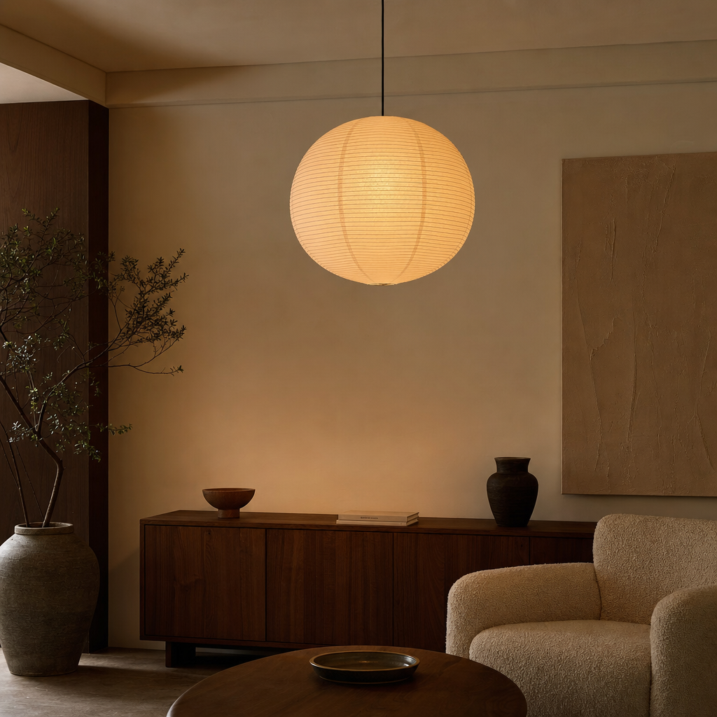Lantern Lampshade | Timeless Chinese Lantern Style Hanging Décor | Home Bedroom Living Room