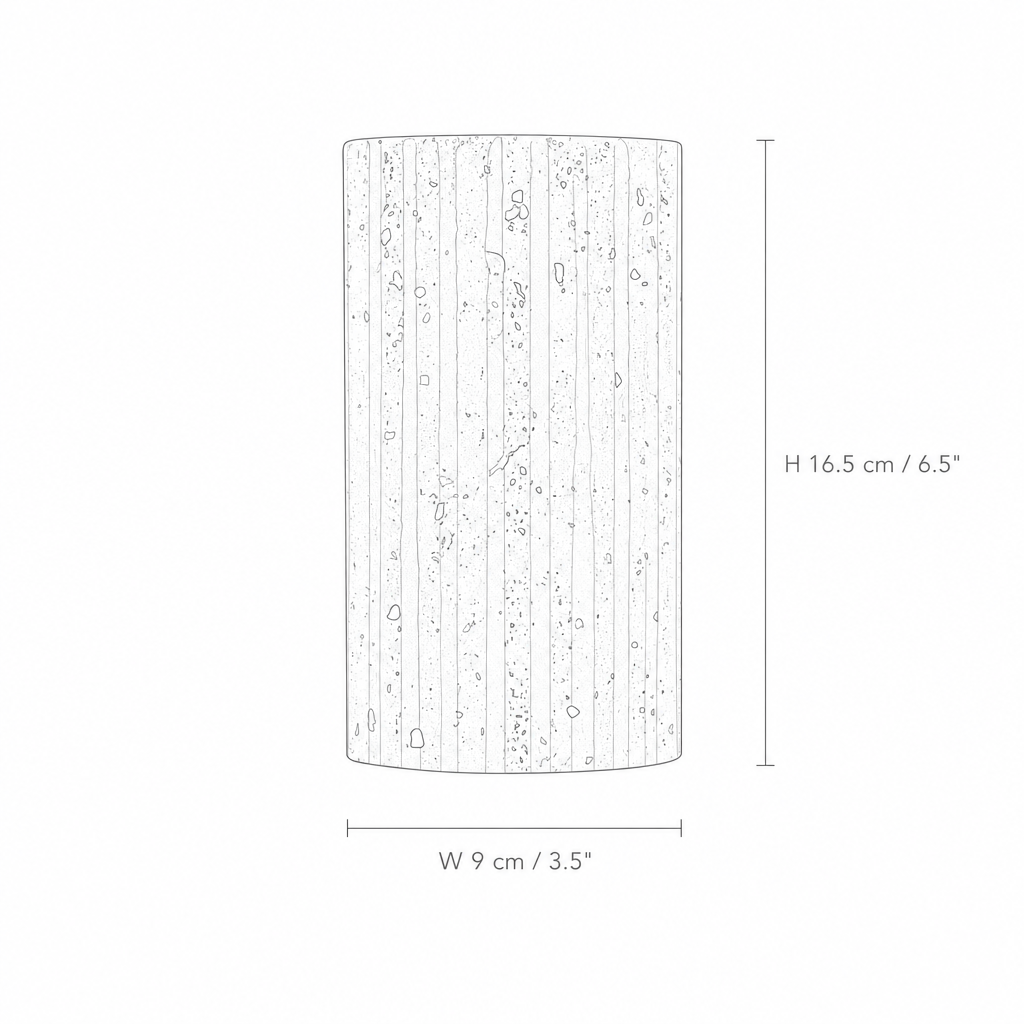 Valerie | Natural Stone Wall Lamp