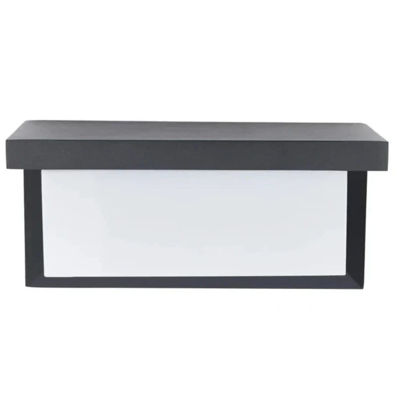 AquaLuxe LED | Udendørs Væglampe | Vandtæt | Holdbart Aluminium | Modern Design | Energi-effektiv Belysning | Til Have og Terrasse | 12W