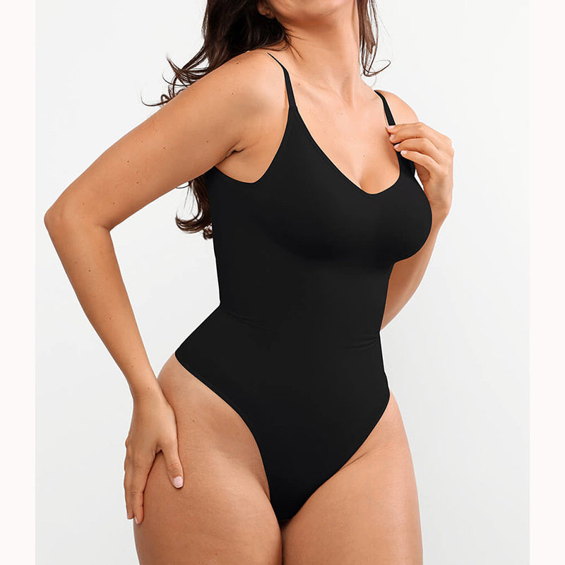 JUNA Bodyshaper V2 | Høj Talje | Meshpaneler | Justerbare Stropper | Tummy Control | Komfortabel Nylon-Blend | Usynlig Under Tøj | Formende og