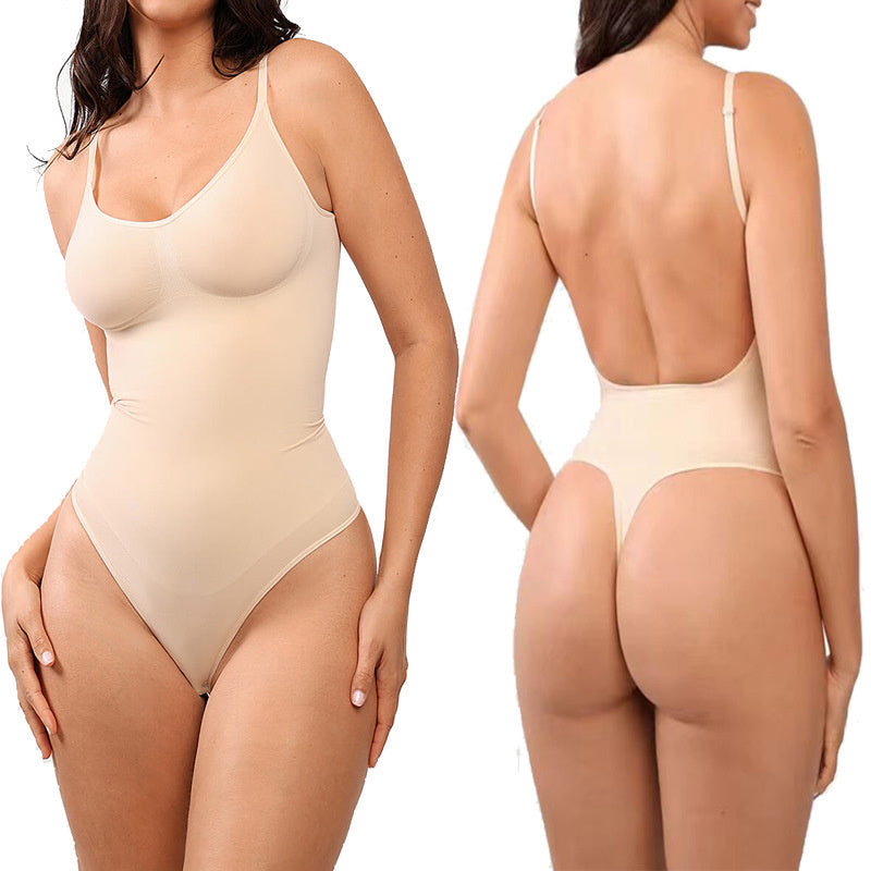 JUNA Bodyshaper V2 | Høj Talje | Meshpaneler | Justerbare Stropper | Tummy Control | Komfortabel Nylon-Blend | Usynlig Under Tøj | Formende og