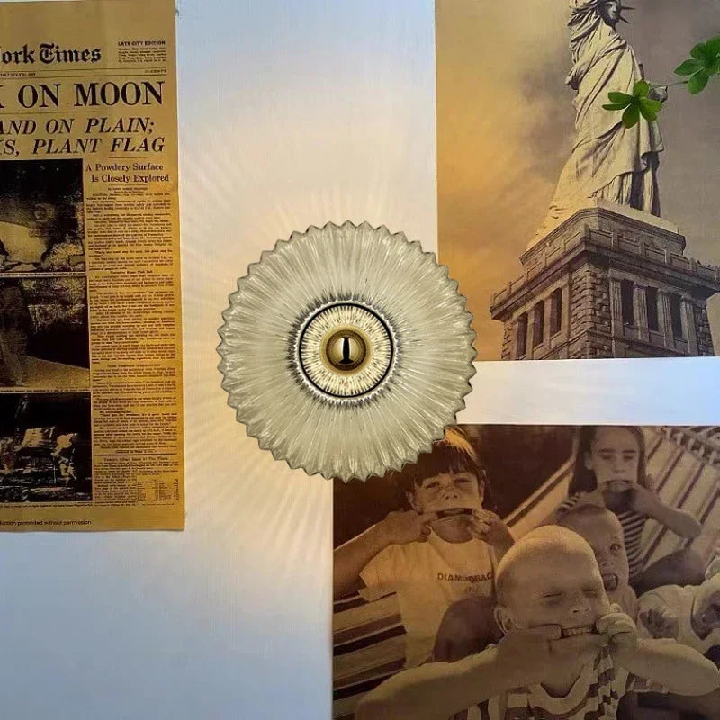 LumeGlass Væglampe | Elegant Glasdesign | Ambient Belysning | Højkvalitets Materialer | Tidløst