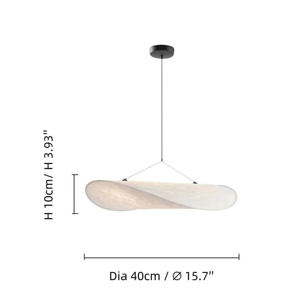 Sivelle Pendel Lampe | Wabi-Sabi Design | Kreativ Silke | Organisk Form | Integreret LED