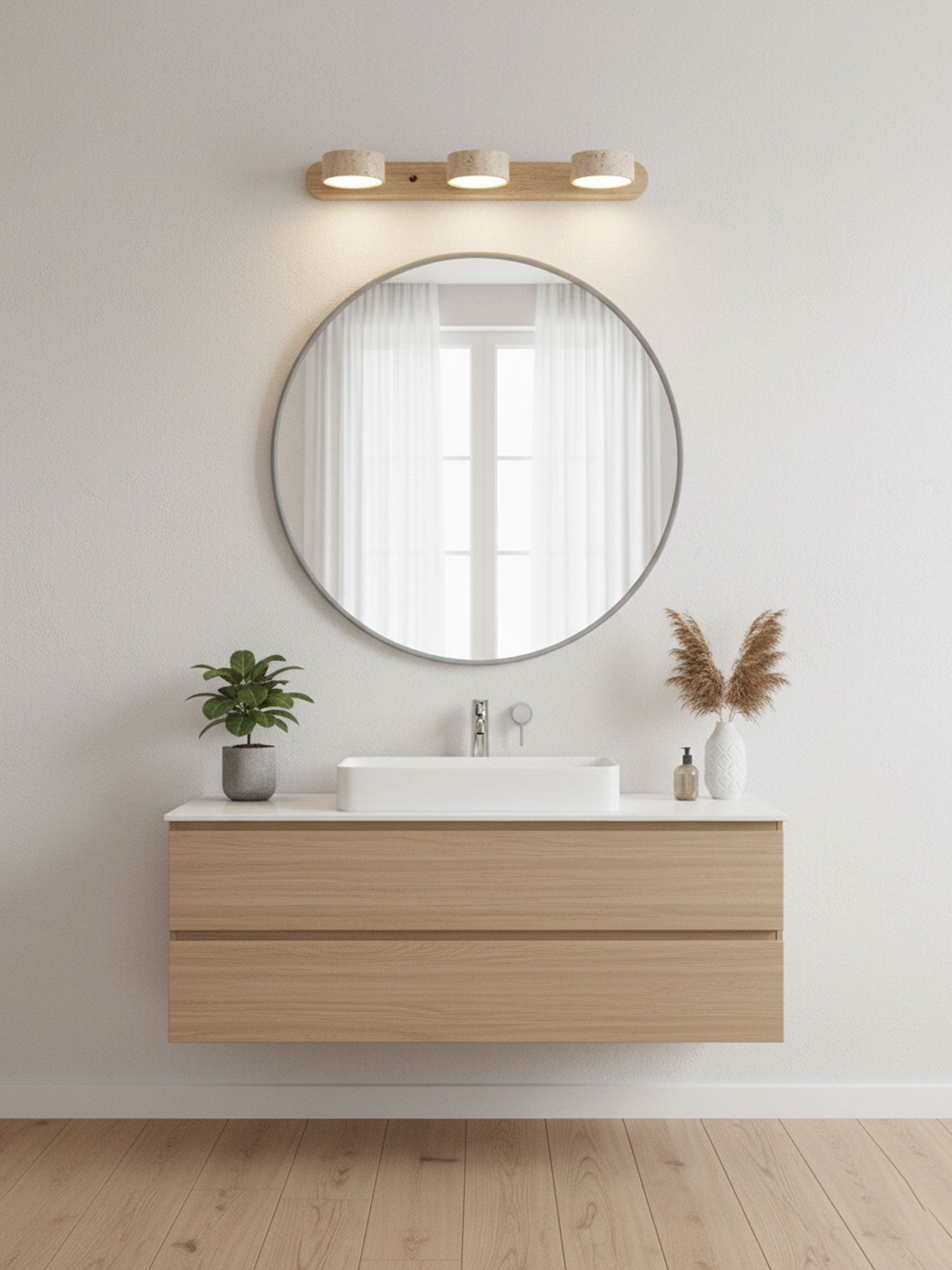 Lois | Travertine Wall Sconce