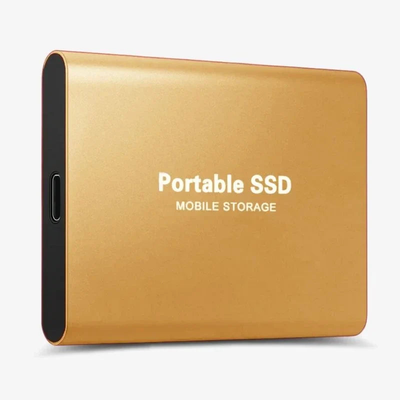 Ultrahurtig Bærbar SSD | Flere Størrelsesmuligheder | Plug-and-Play USB 3.1 | Drag-and-Drop Funktion | Beskyt Minder og Dokumenter | Transportabel