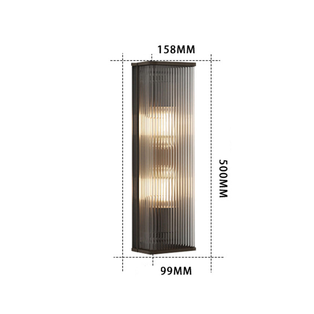 Moderne dørstolpe væglampe | Rustfrit stål & akryl | Grå | LED lyskilde | Elegant design til entre eller altan | 110V-120V | CE & UL certificeret
