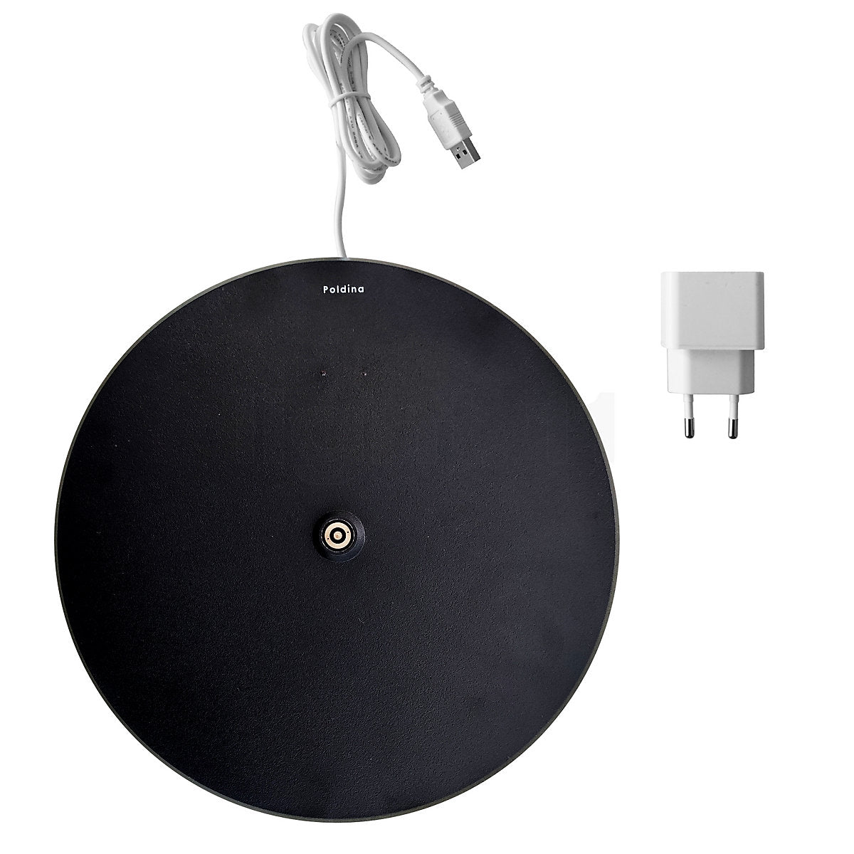 LED Gulvlampe | Justerbar Højde | Moderne Design | Genopladelig | Aluminium og Akryl | Sort og Hvid | 510 Lumen | IP54 Vandtæt | 3000K