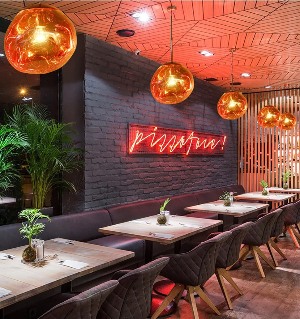 Moderne LED Pendel | Justerbar Højde | Energieffektiv Belysning | Farvevalg: Guld, Sølv, Rosegold, Blå, Grøn, Lilla, Røggrå | Ideel til Køkken og