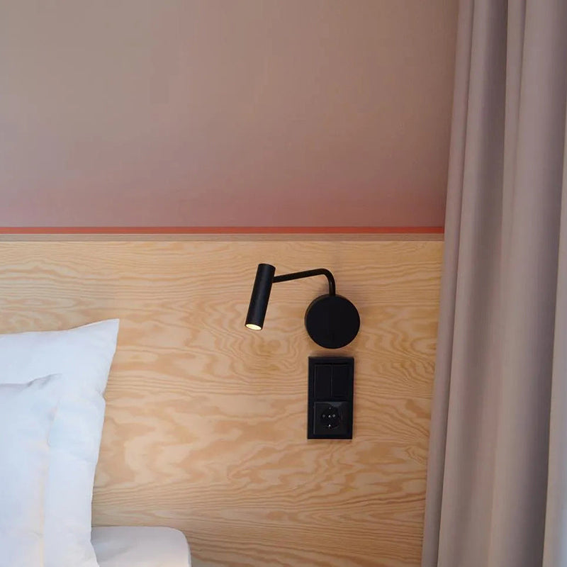 Orr LED Væglampe | Moderne Design | Sort/Hvid/Guld | Stue & Soveværelse | Metal & Akryl | IP20