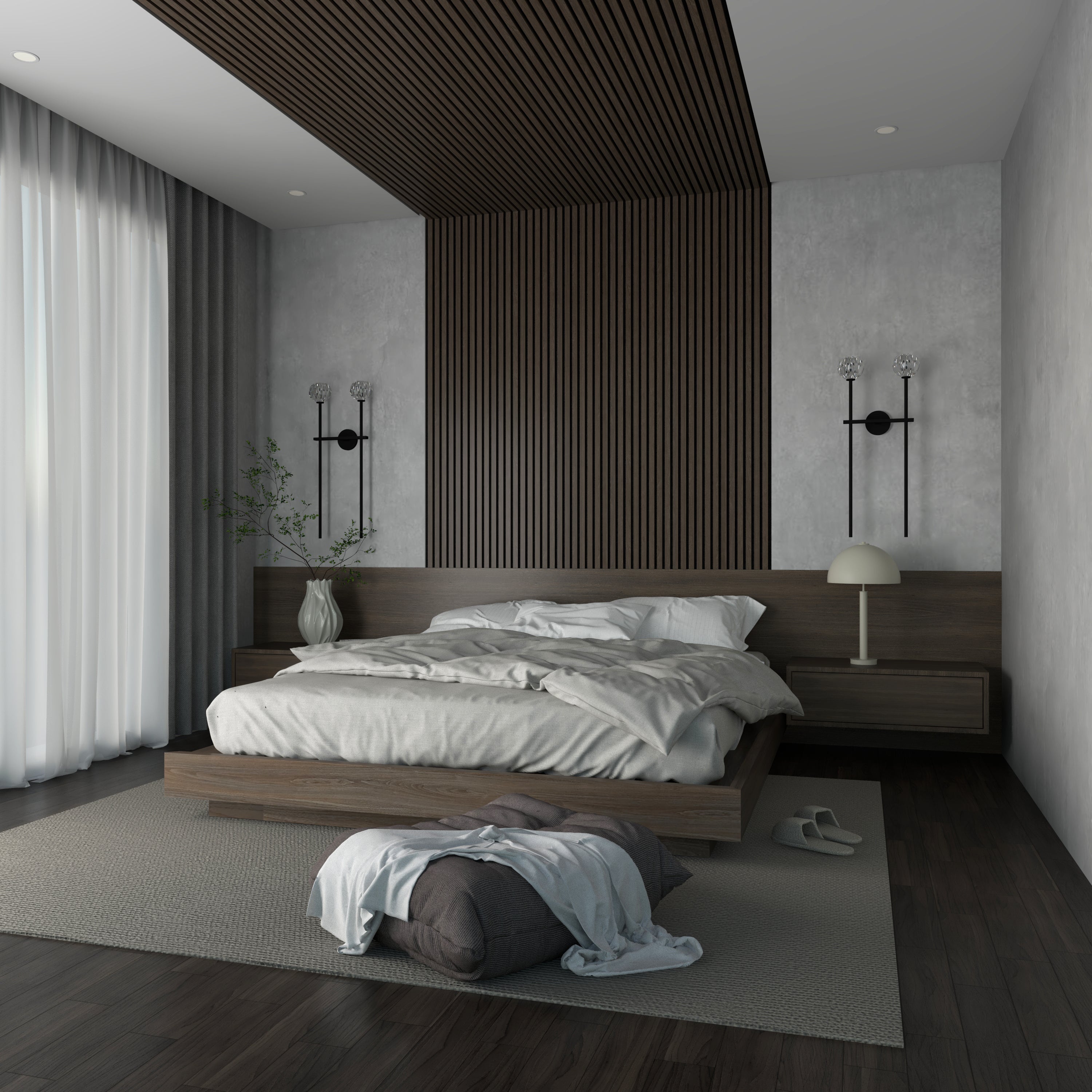 Dua Lux | Elegant væglampe i moderne minimalistisk design | Sort, guld eller sølv | Høj kvalitet og nem installation | Ideel til stue, soveværelse og