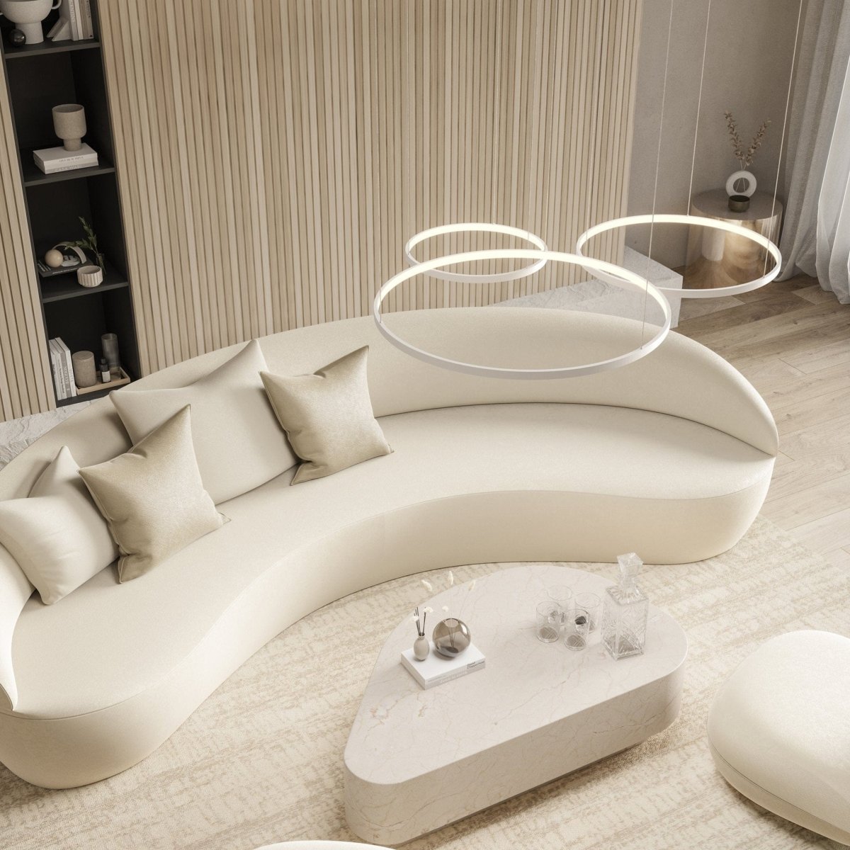 LED | Design Loftslampe | Elegant Hjemmebelysning | Moderne Stil | Jævn Lysfordeling | Energieffektiv | Stilfuldt Materialevalg | Velegnet til Alle