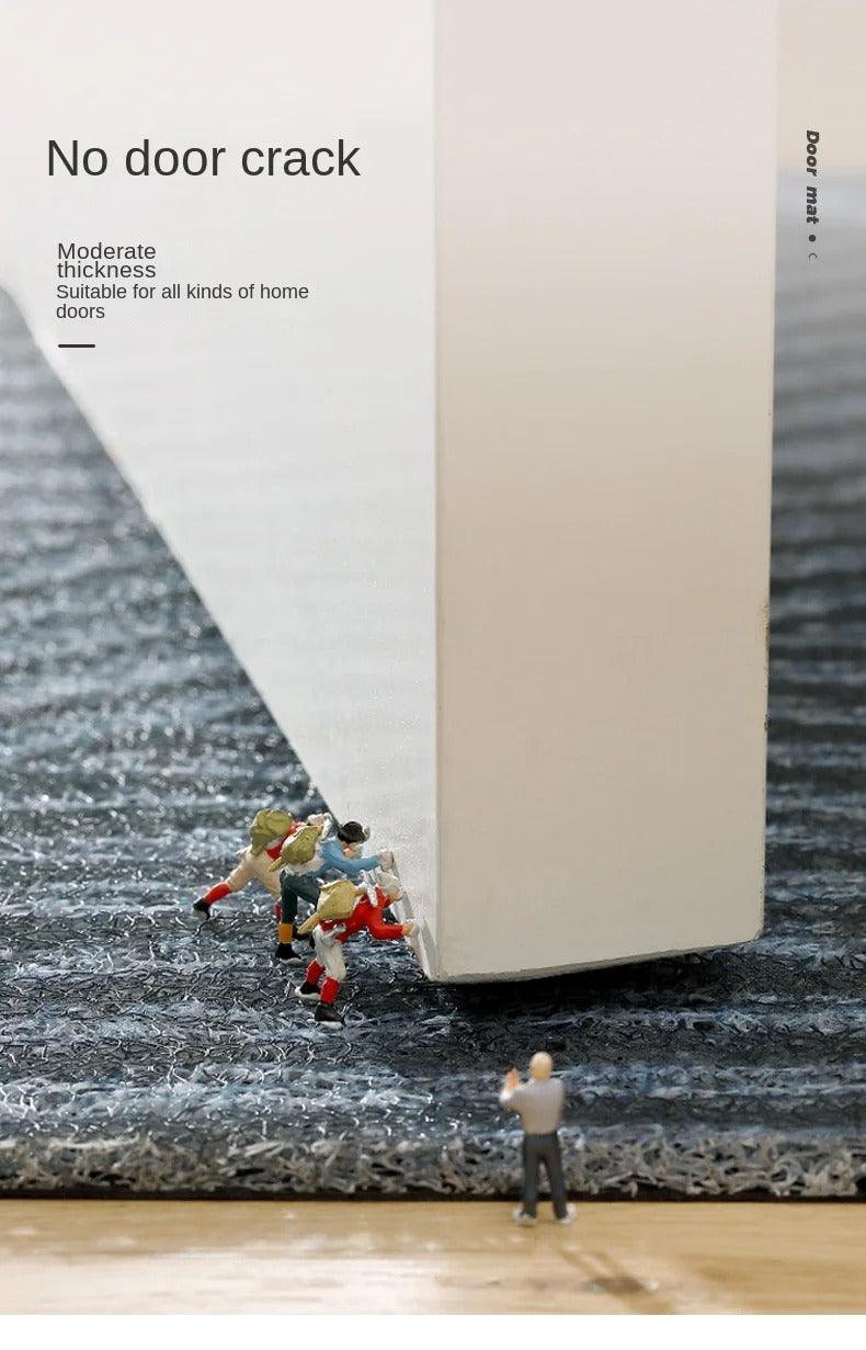 Skridsikker Dørmåtte | Indendørs og Udendørs | Vejrbestandig | Antiglid | Robust og Slidstærk | Gulvbeskyttelse | Let