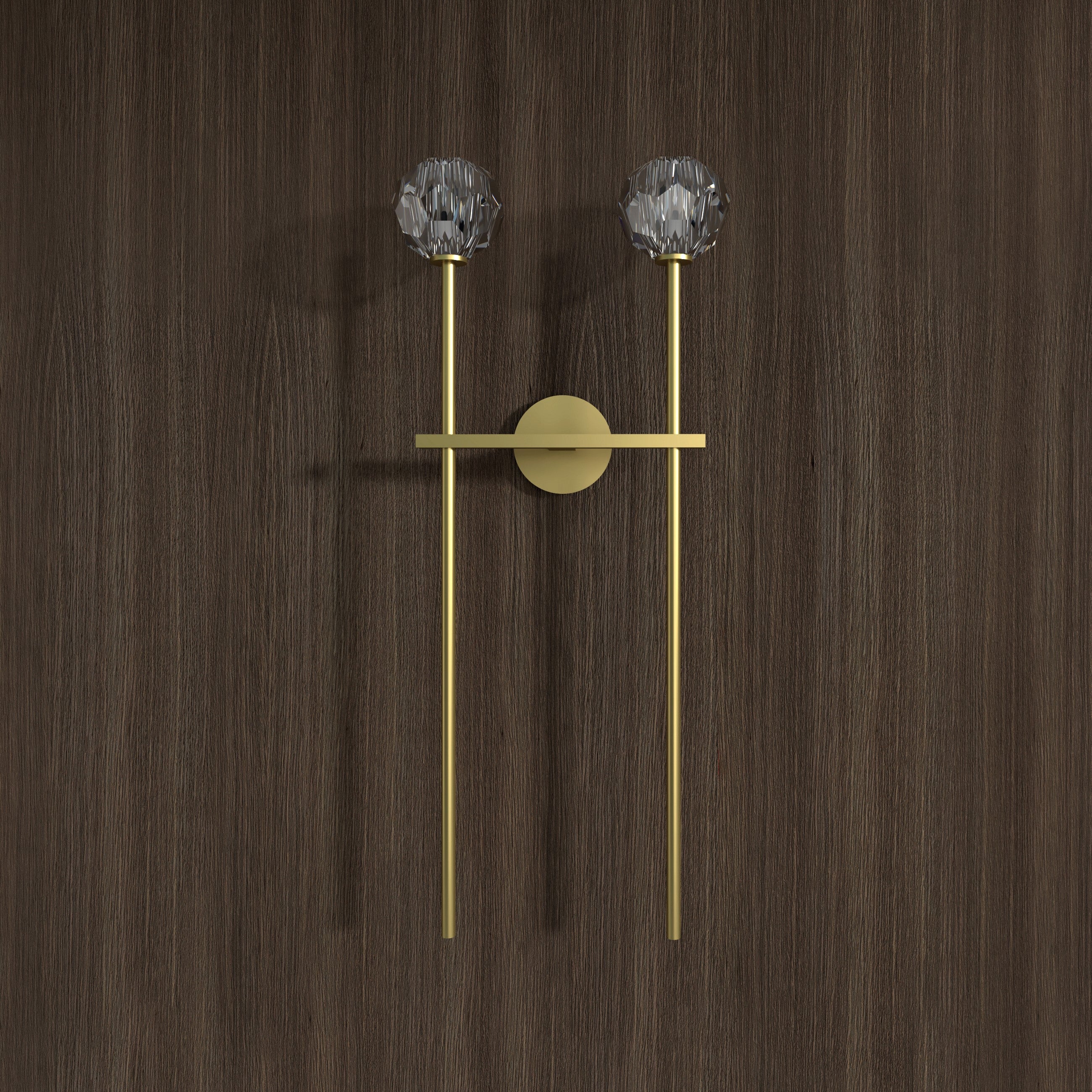 Dua Lux | Elegant væglampe i moderne minimalistisk design | Sort, guld eller sølv | Høj kvalitet og nem installation | Ideel til stue, soveværelse og