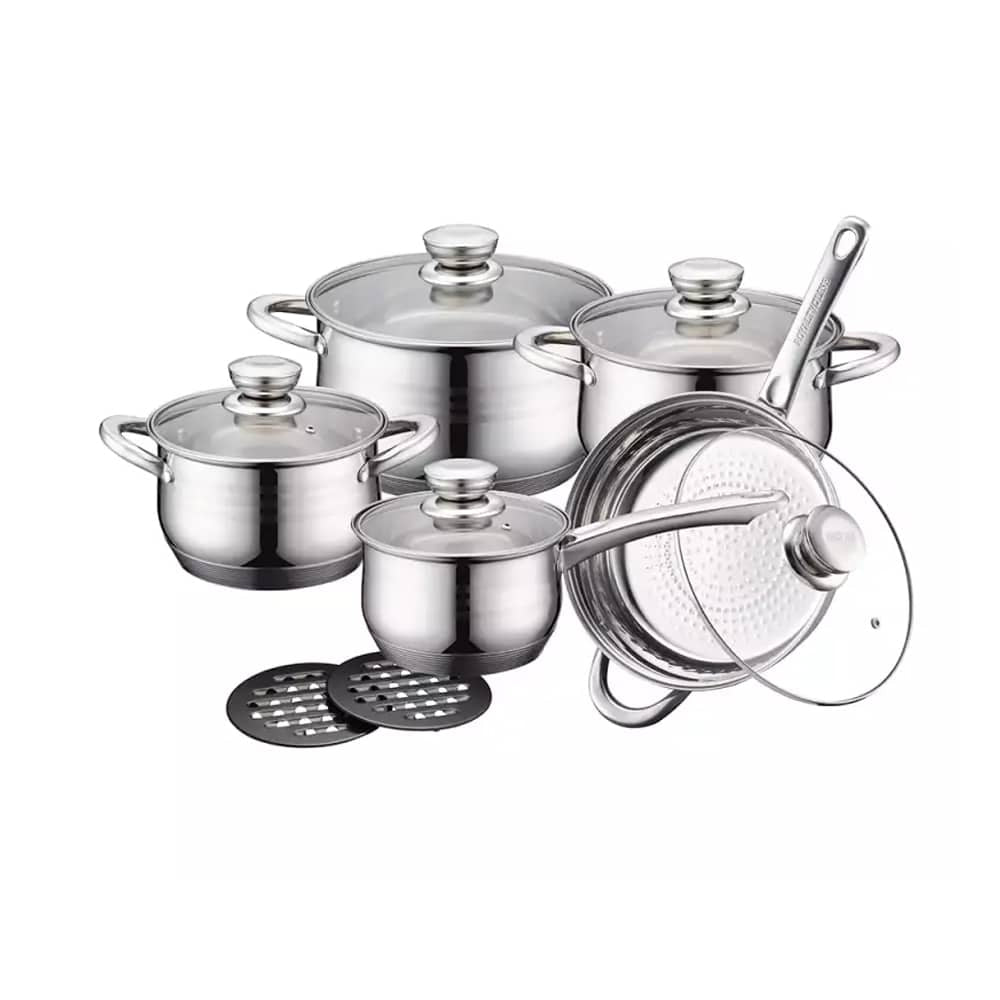 Royalty Line Grydesæt i rustfrit stål (12