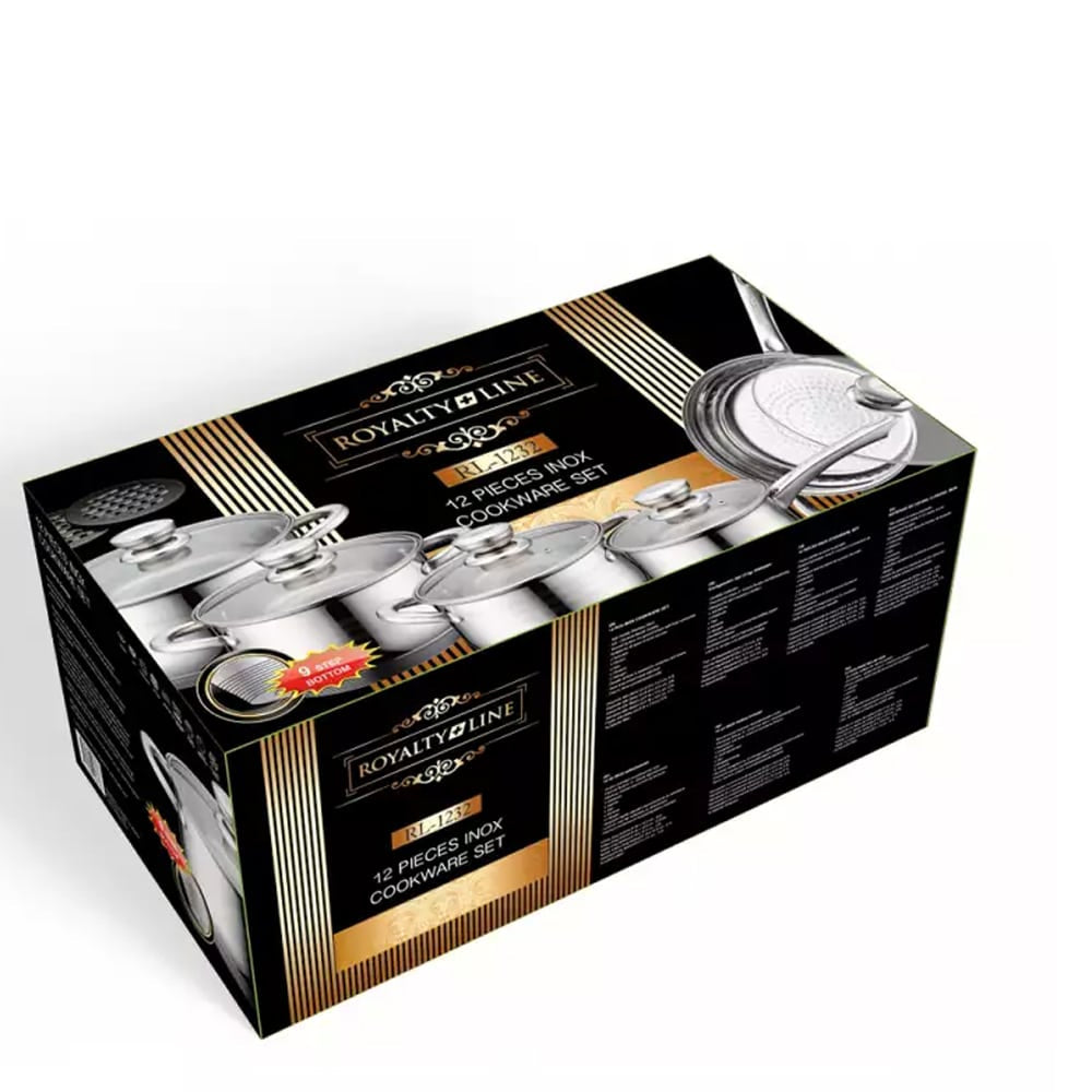 Royalty Line Grydesæt i rustfrit stål (12