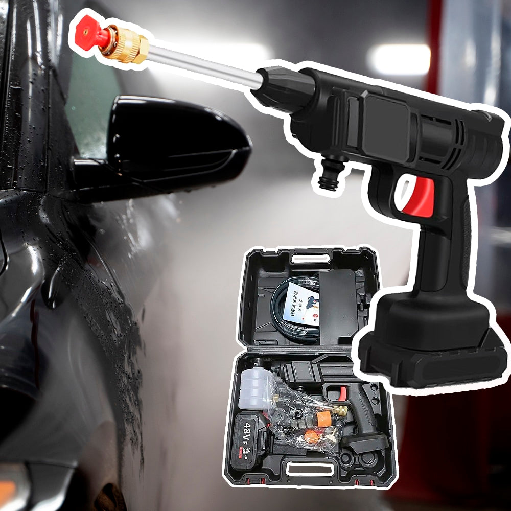 Højtryksrenser transportabel - 24 bar m/batteri inkl. oplader og fin