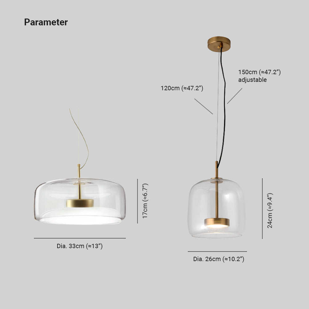 AmberGlow fra Luminoir | Retro LED Lampe | Guldfarvet Metal og Glas | Energieffektiv Belysning | Vintage Stil | Varme Toning | Ideel til Hjemmet