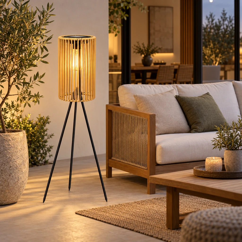 Anita | Rattan Floor Lamp