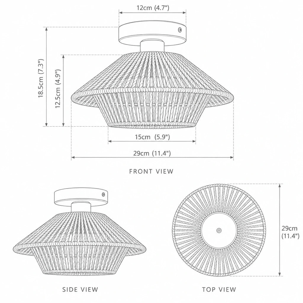 Eulalia | Rattan Pendant