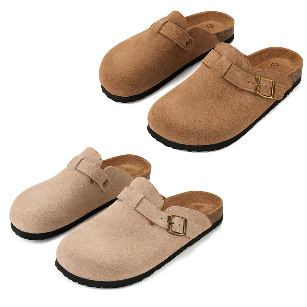 Komfort og stil i ét – Klassiske kork-sandaler med lukket