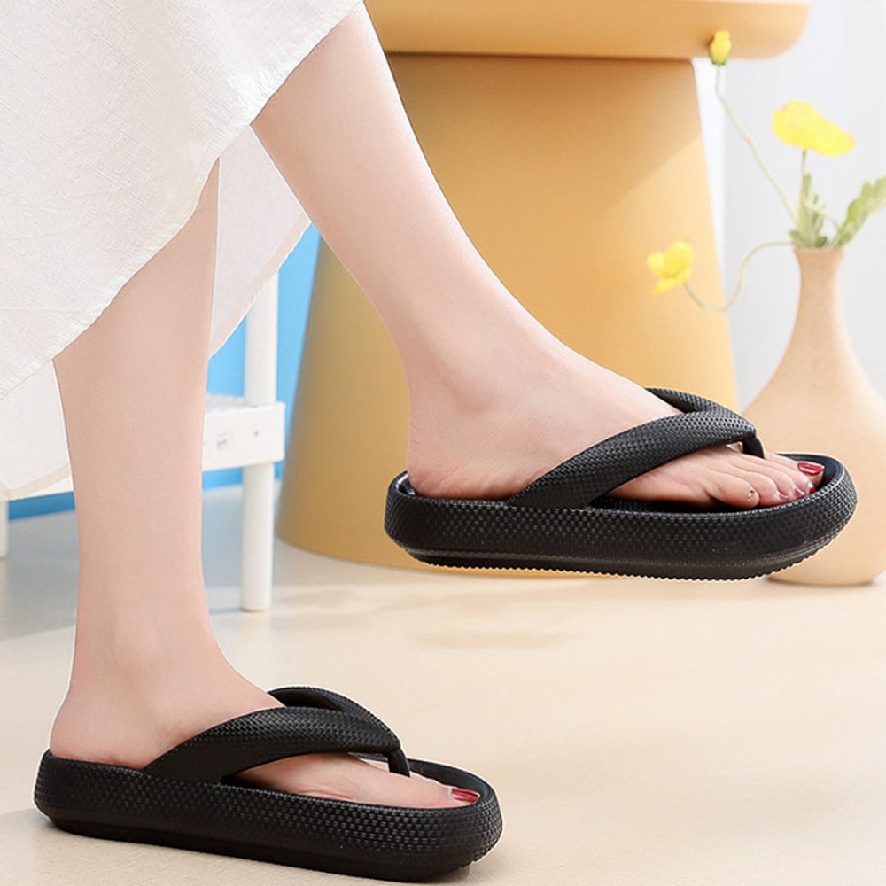 Tåsplit Slippers - Bløde, Skridsikre og i flere flotte farver (Kendt som Happy