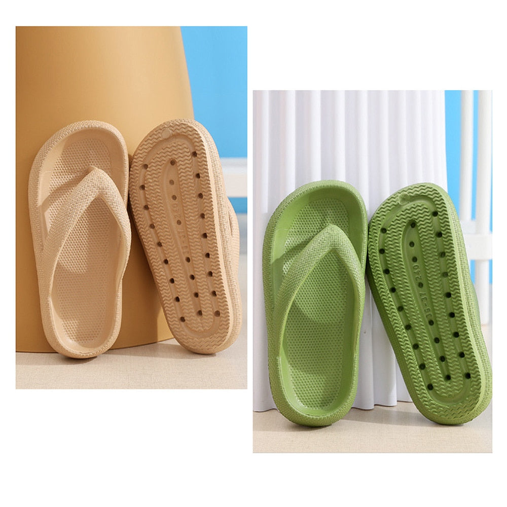 Tåsplit Slippers - Bløde, Skridsikre og i flere flotte farver (Kendt som Happy
