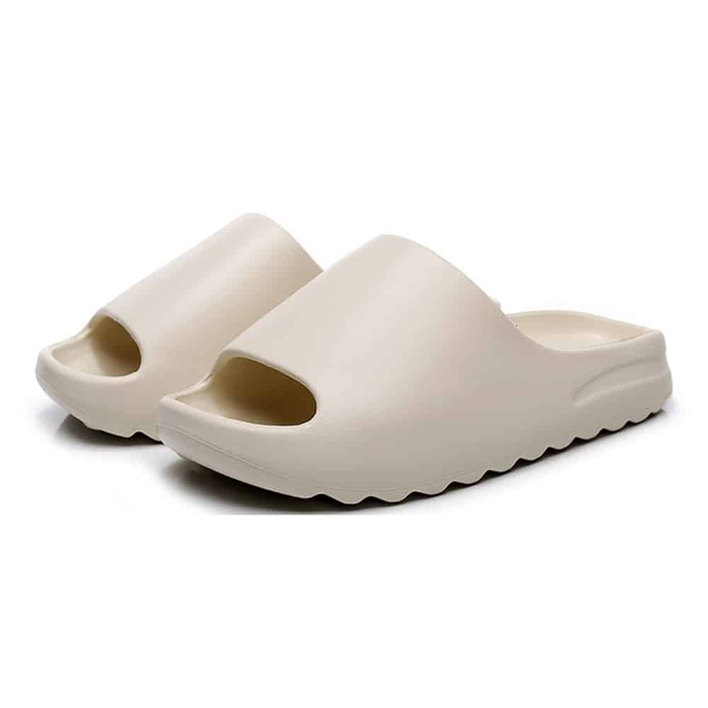 Slippers / Tøfler - Bløde og skridsikre - sort, grøn eller hvid