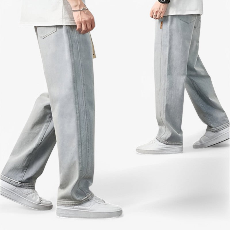 Jace | Denimbukser med brede ben - Trendy og