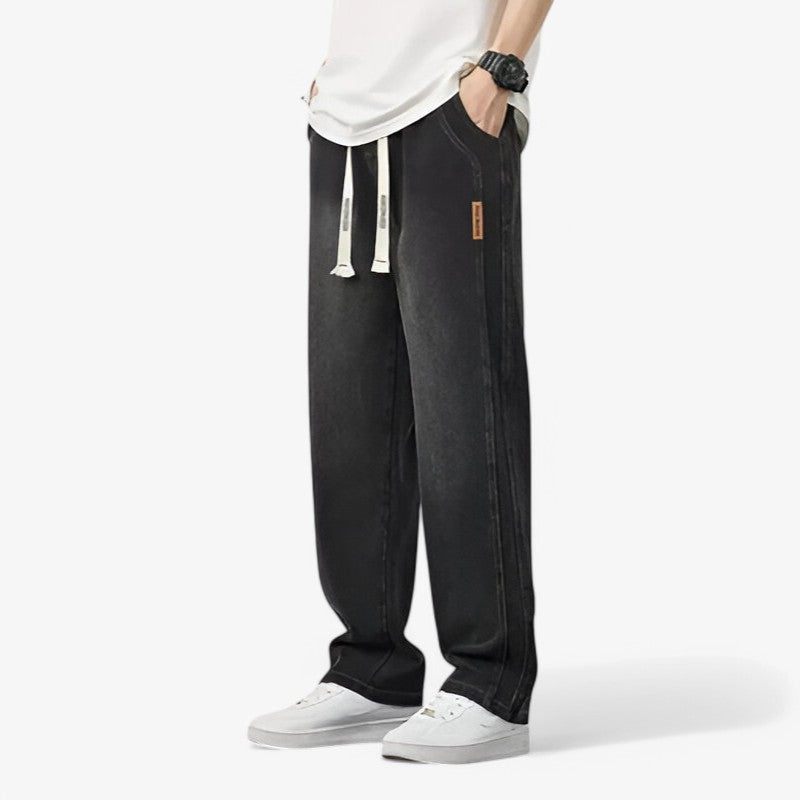 Jace | Denimbukser med brede ben - Trendy og