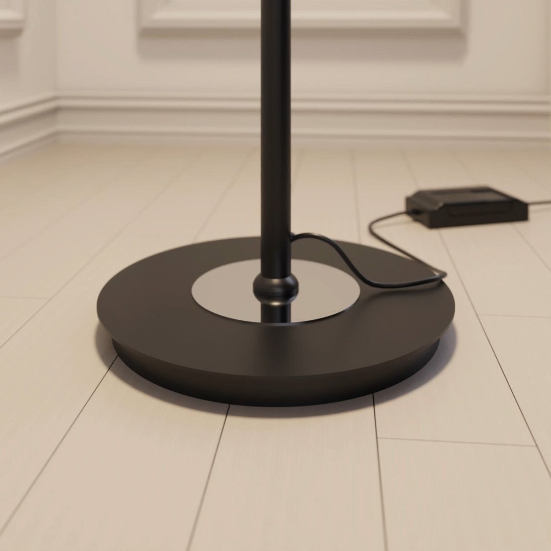 ZEPHYR | Elegant Gulvstående Belysning | Justerbar Lampe | Moderne Design | Klassiske Materialer | Høj Kvalitet | Varm Atmosfære | Perfekt til Stue