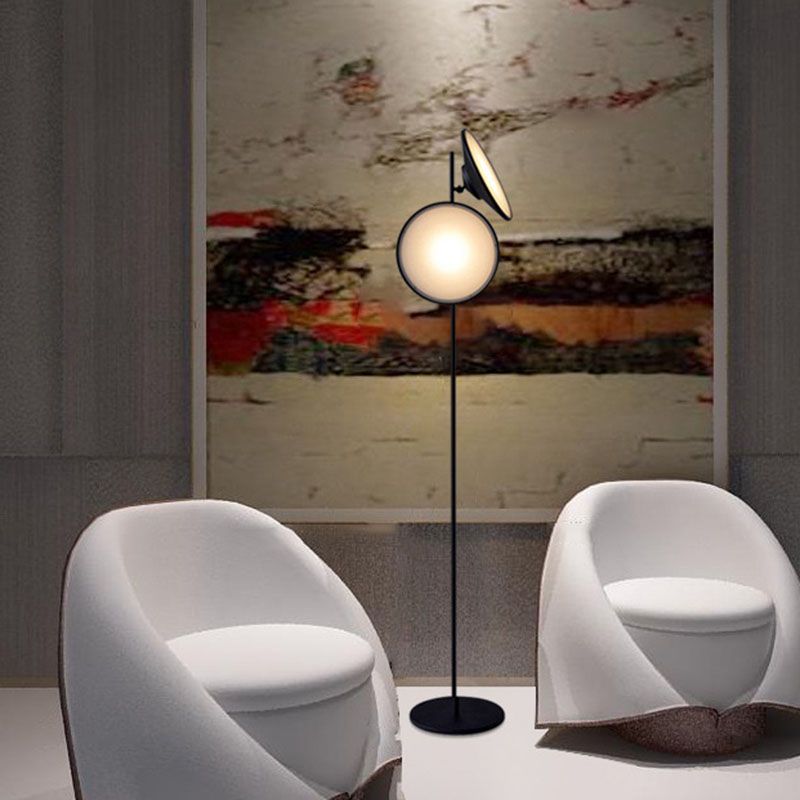 Moderne LED Lampe | Rund Design | Metal | Sort | Soveværelse & Stue | 5 Lyskilder | Indendørs | 110V-240V | IP20 | Metal & Keramik | Høj