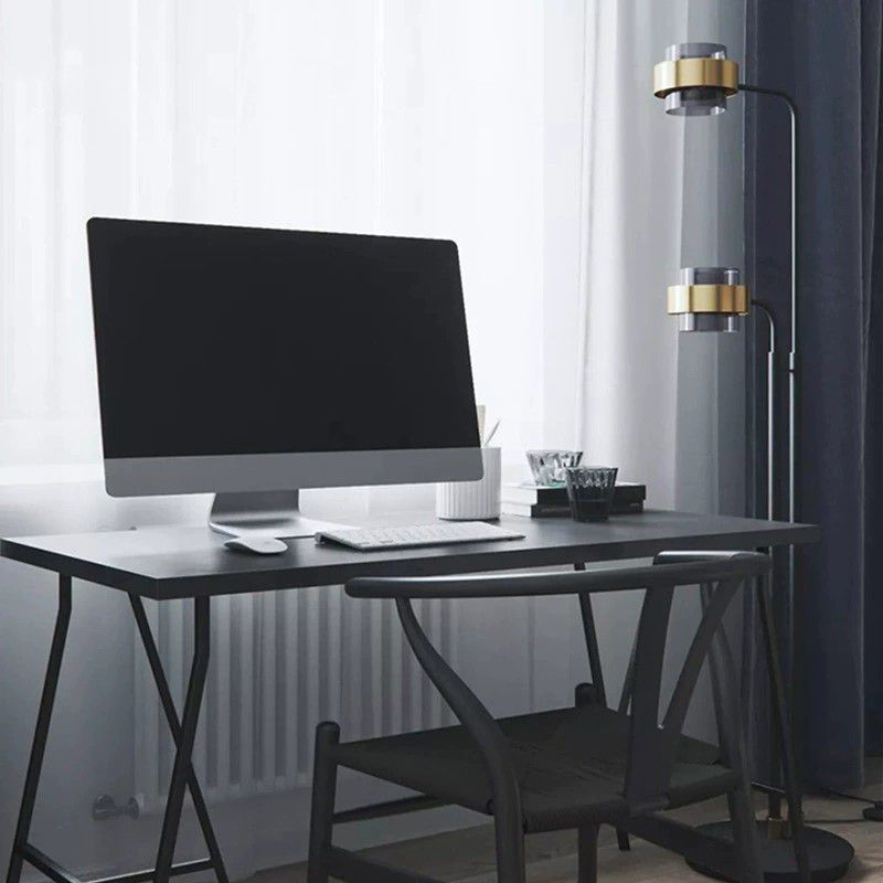 Moderne LED Stålampe Sort | Metal & Keramik | 5 Lyskilder | Stikstrøm | Soveværelse & Stue | 110-240V | IP20 | Samling