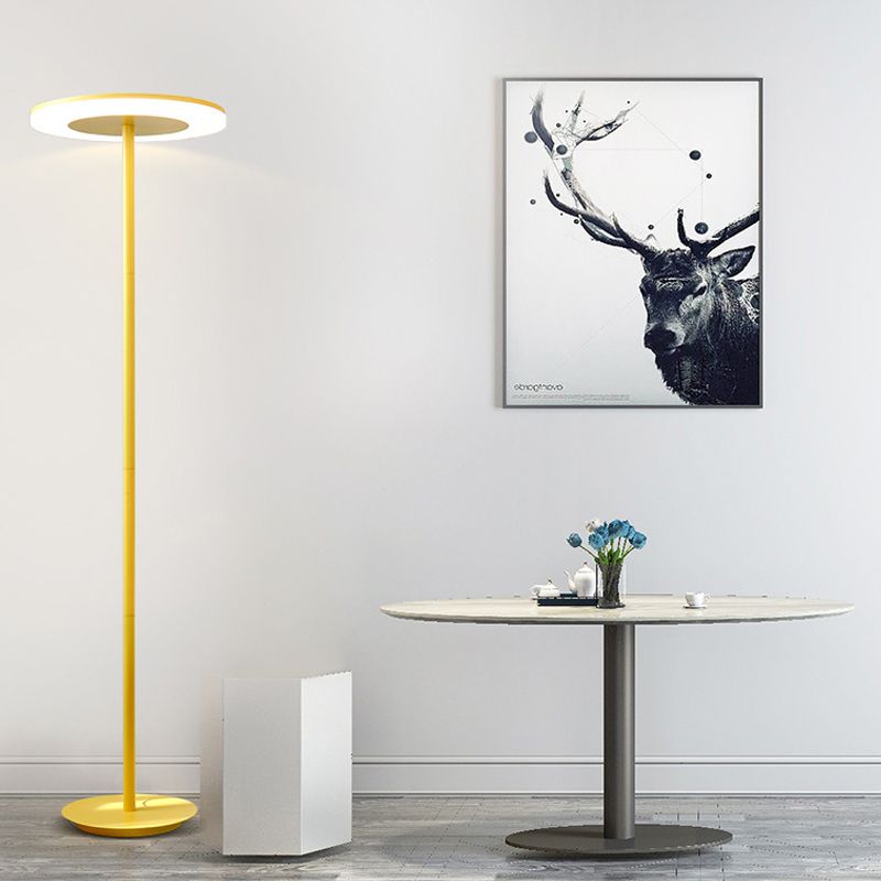 LED Gulvlampe | Moderne Design | Morandi Stil | Multifarvet Disc | Metal og Keramik | Lampefatning G9 | 5 Lyskilder | Til Soveværelse og Stue