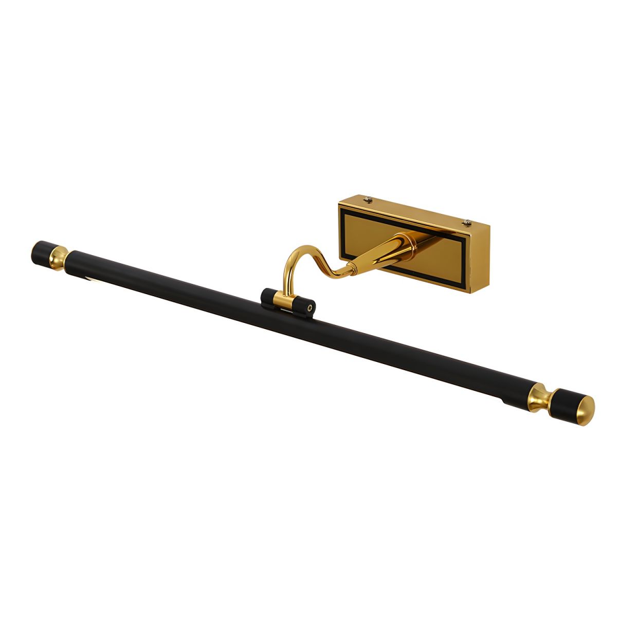 LED lamper til badeværelse | Moderne sort vægmonteret belysning | Inklusiv LED | Jern og akryl | Kablet energikilde | Enkel installation | 110-120V