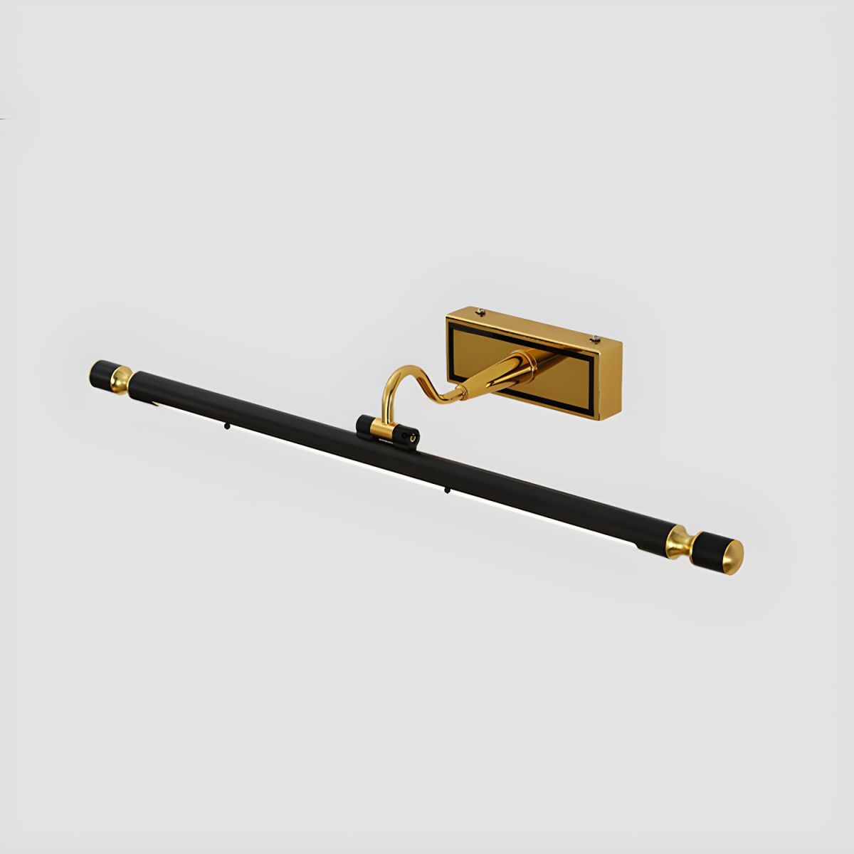 LED lamper til badeværelse | Moderne sort vægmonteret belysning | Inklusiv LED | Jern og akryl | Kablet energikilde | Enkel installation | 110-120V