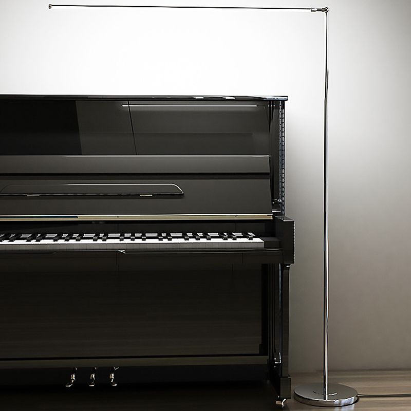 Zantille | Moderne Skandinavisk Design | Belysning til Stue eller Kontor | Slank og Elegant Gulvlampe | Høj Kvalitet | Stabil Base | Atmosfærisk