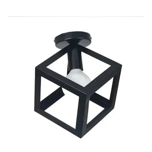 Kubistisk Loftslampe | Moderne Design | Jern/Skifer | LED | CE/CCC Certificeret | 220V/240V | Nordic