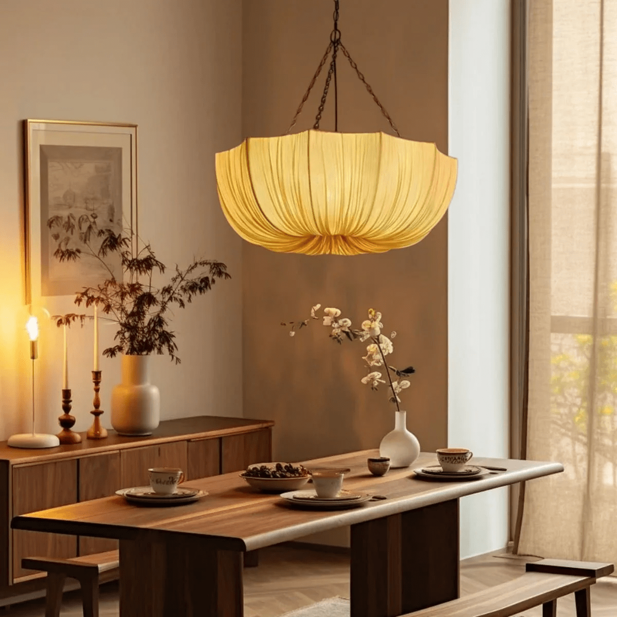 Molly | Fabric Pendant