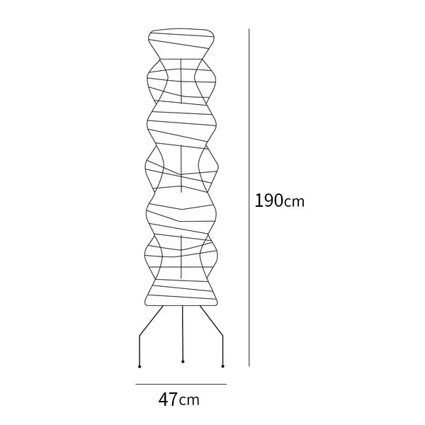Gemma | Rice Paper Floor Lamp
