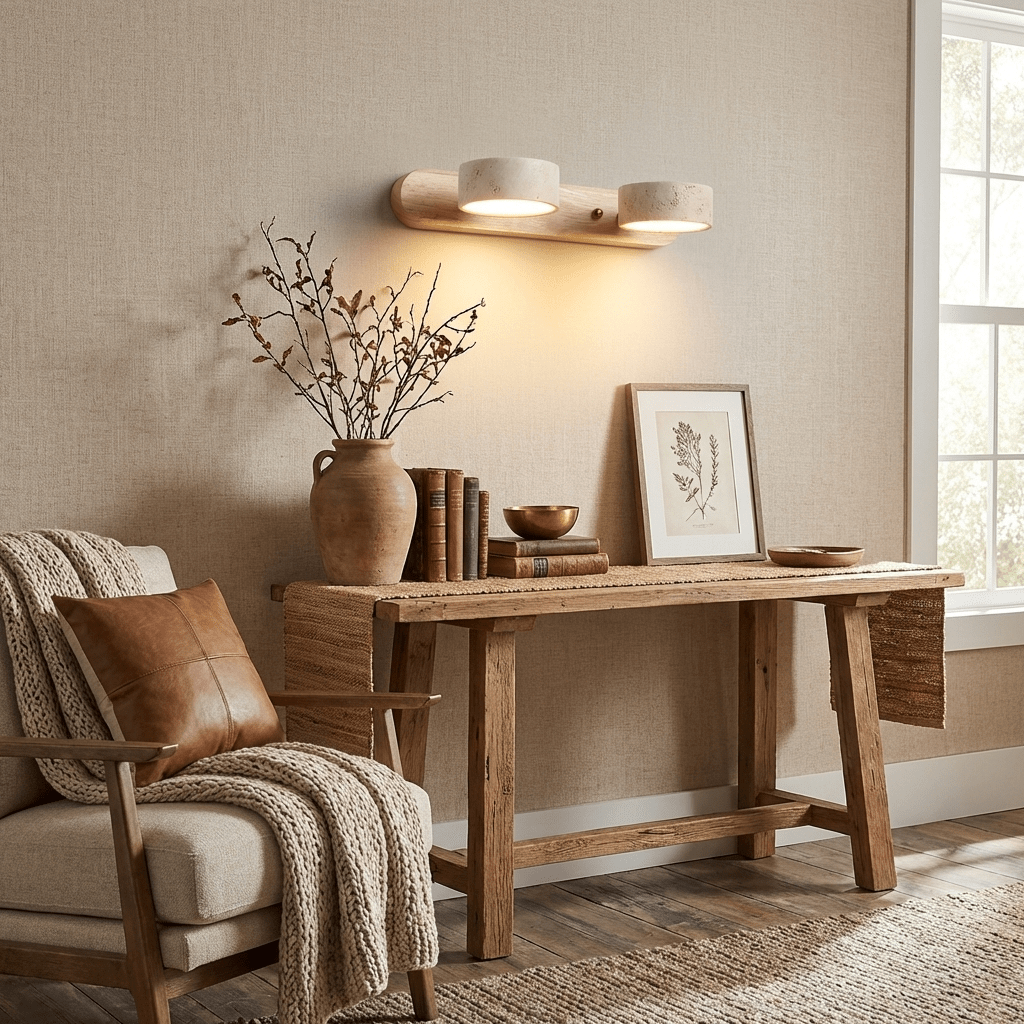 Lois | Travertine Wall Sconce