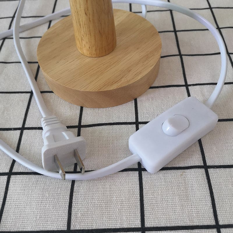 LightWave | Flettet Reb Design | Naturligt Rustikt | Håndlavet | LED-lampe | USB Genopladelig | Varmt Lys | 20 x 20 x 25