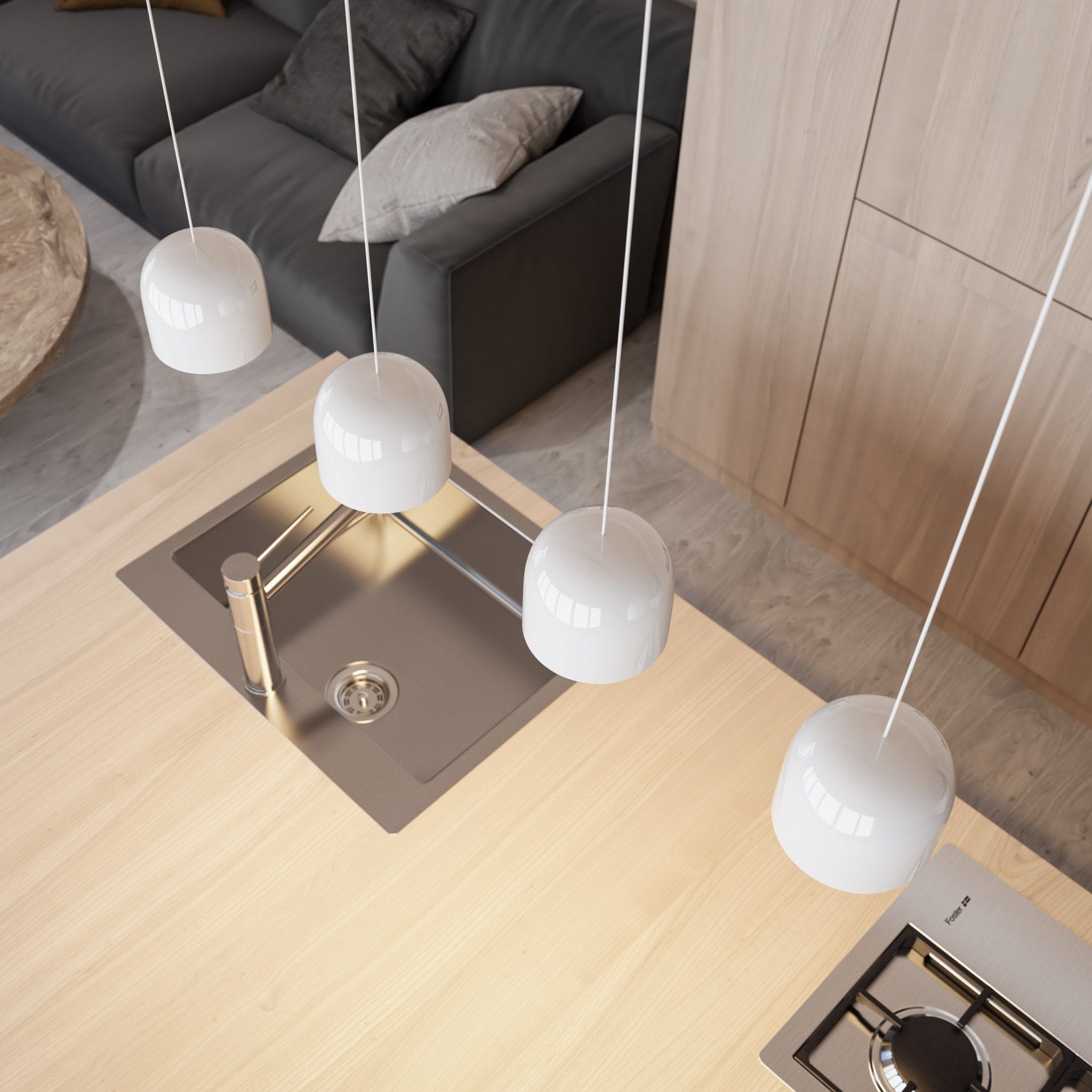 AURORA | Elegant hængende lys | Designlampe til spisebord | Luksuriøs