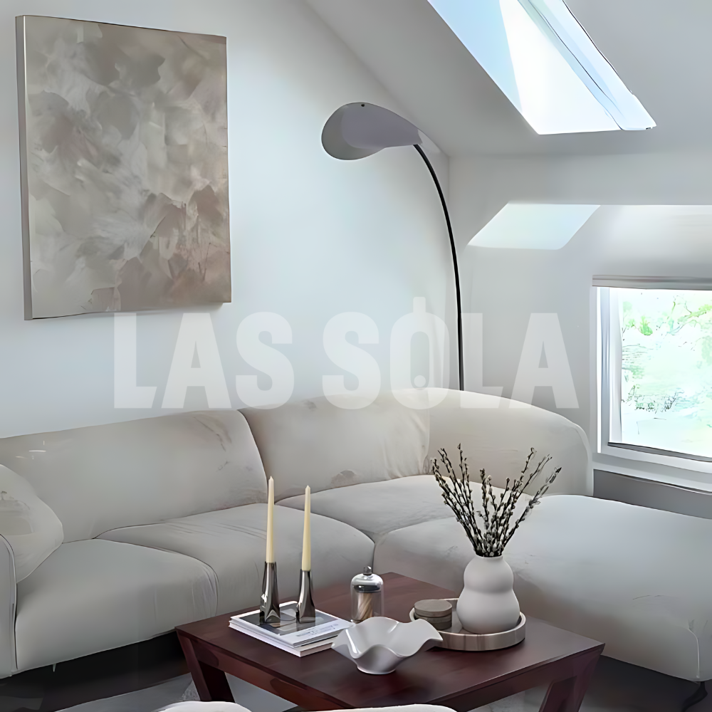 Trenillo Moderne Gulvlampe | Minimalistisk Design | Holdbar Konstruktion | Effektiv Belysning | Elegant og Stilfuld Opgradering til Stue eller