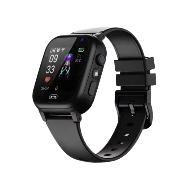 4G GPS Smartwatch til Børn | Videoopkald | Kamera | Aktivitetsmonitor | SIM Kort | IP67 Vandtæt | To-vejs Taleopkald | SOS Knap | Farve Touchskærm