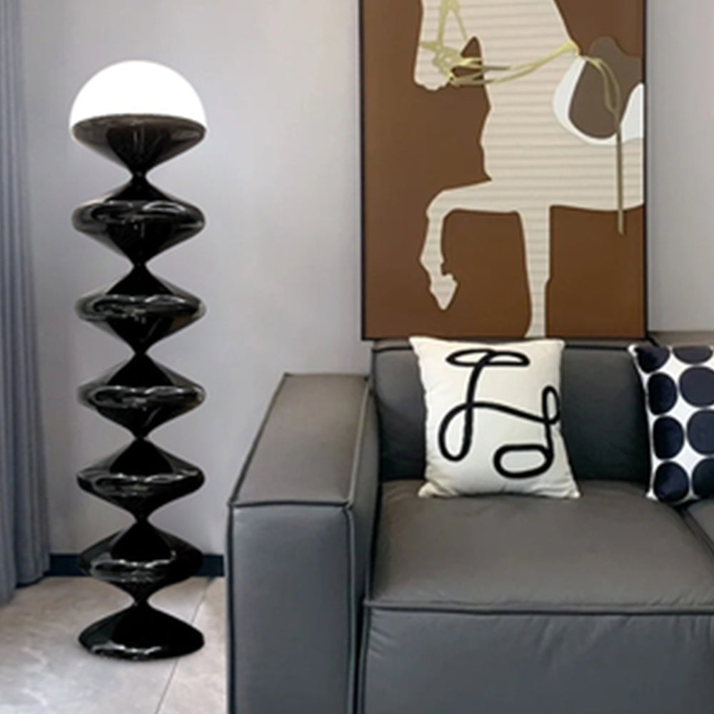 Velonia gulvlampe | Elegant og moderne belysning | Slankt design til stue og kontor | Stilfuld stemning | Holdbare